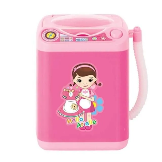 Mini mașină de spălat cu mixer cosmetic și perie