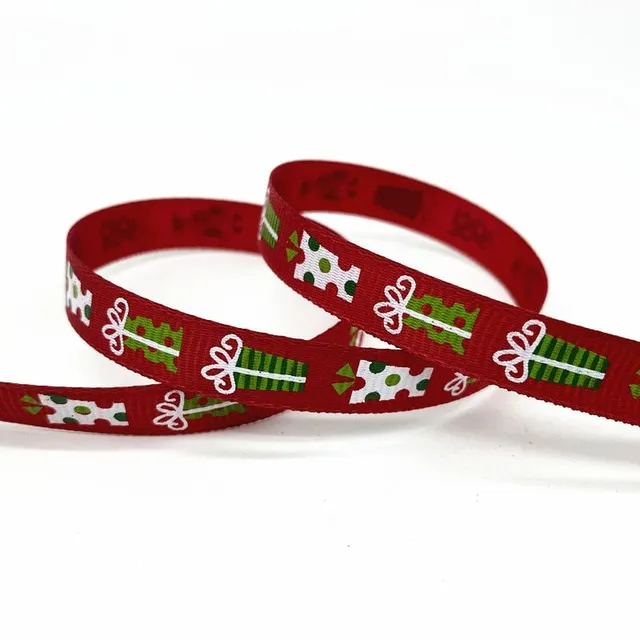 Christmas ribbon with print