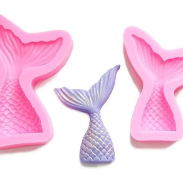 Silikonová forma - rybí ocas