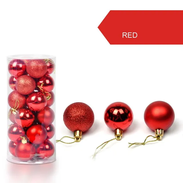 Decorative balls for Christmas tree