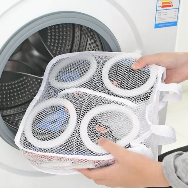 Machine washable net shoe cover