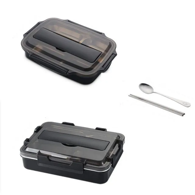 Set of bento box and cutlery 3 pcs