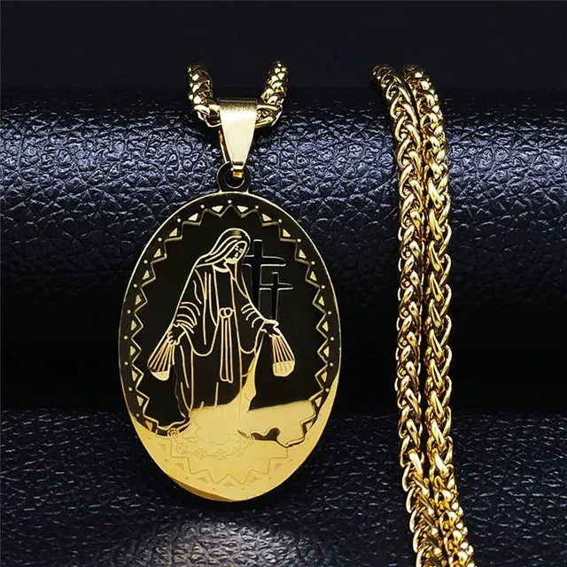 Luxusný náhrdelník s náboženským motívom