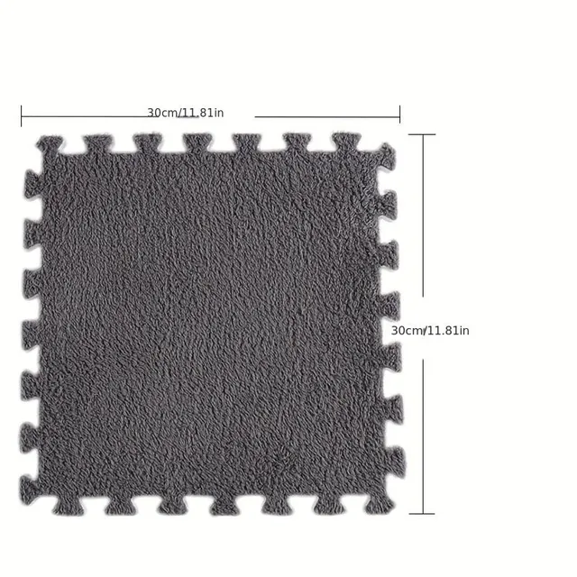 Placă de puzzle de lux din spumă: Confort și protecție pentru podea, covor și canapele