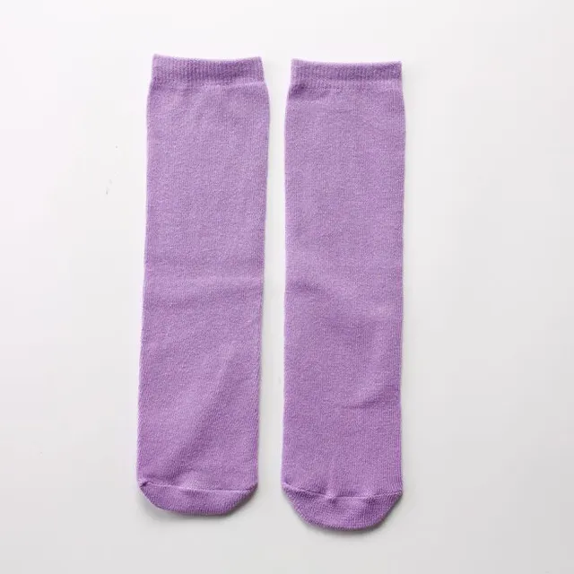 Dětské jednobarevné ponožky