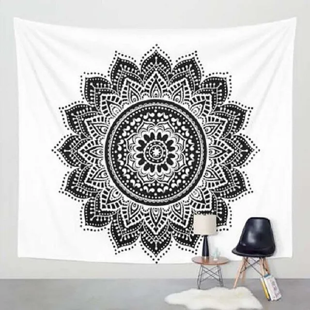 Wall tapestry with mandala