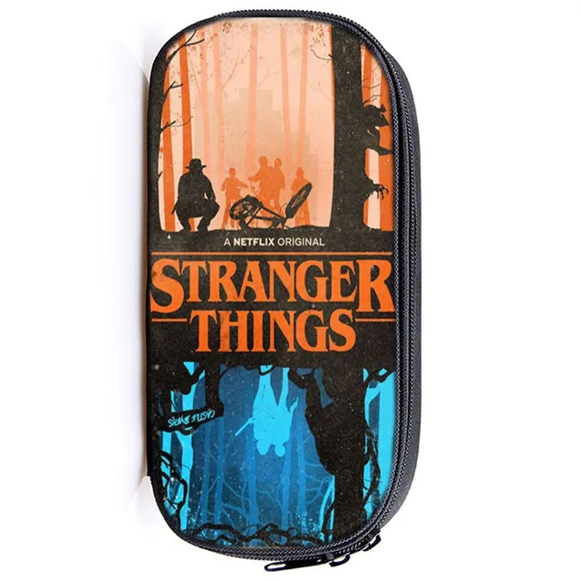 Stranger Things pencil case for school and office supplies