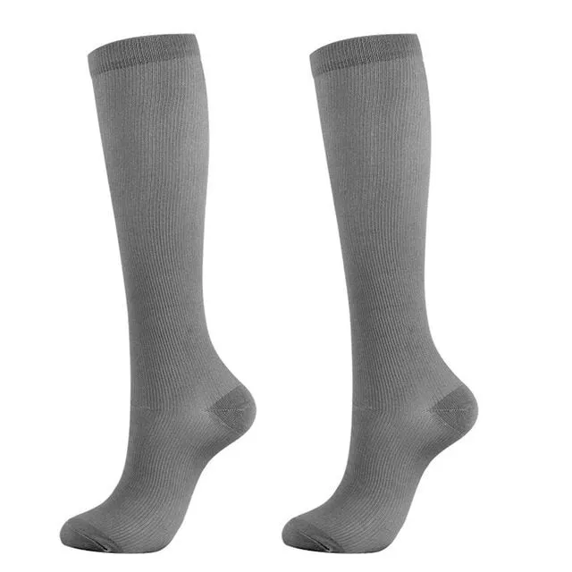 Chaussettes de compression unisexes à la mode pour le sport