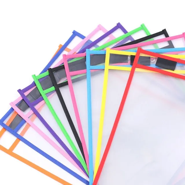 Transparent modern organizational boards for papers and for writing and erasing notes 10 pcs