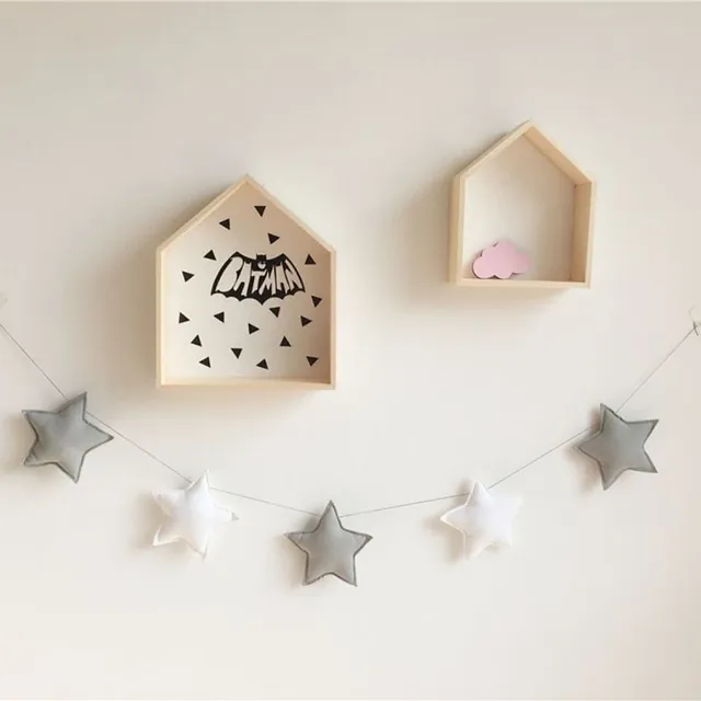 Decorative garlands with stars