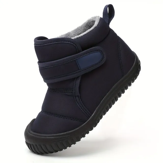 Children's waterproof snow boots with hot fleece lining and anti-slip sole