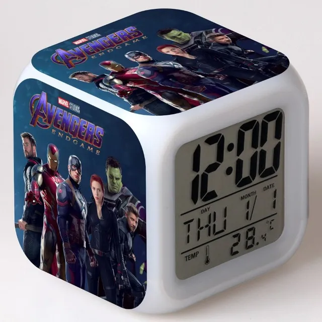 Alarm clock with theme Avengers 15