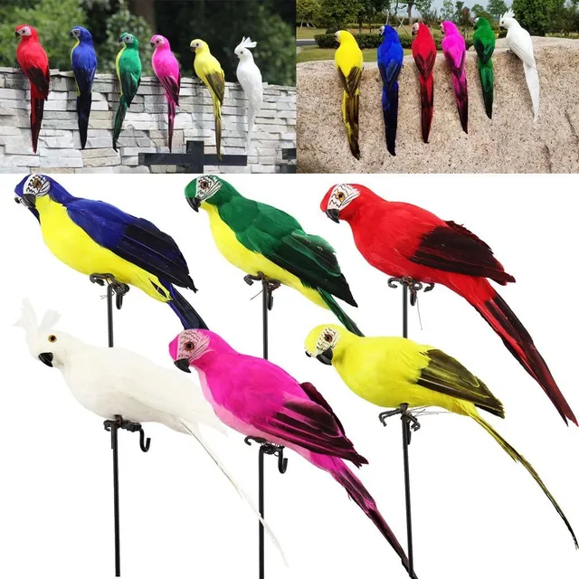 Dekoracyjna papuga realistyczna