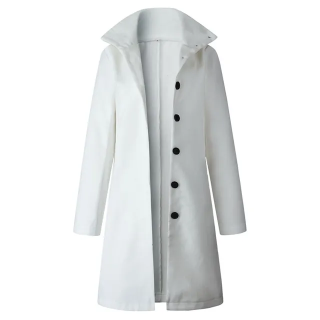 Ladies coat with buttons Lara