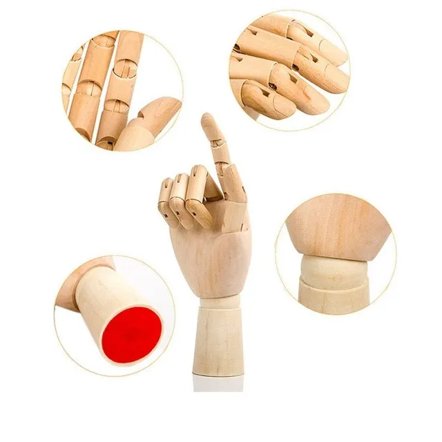 Model de mână din lemn