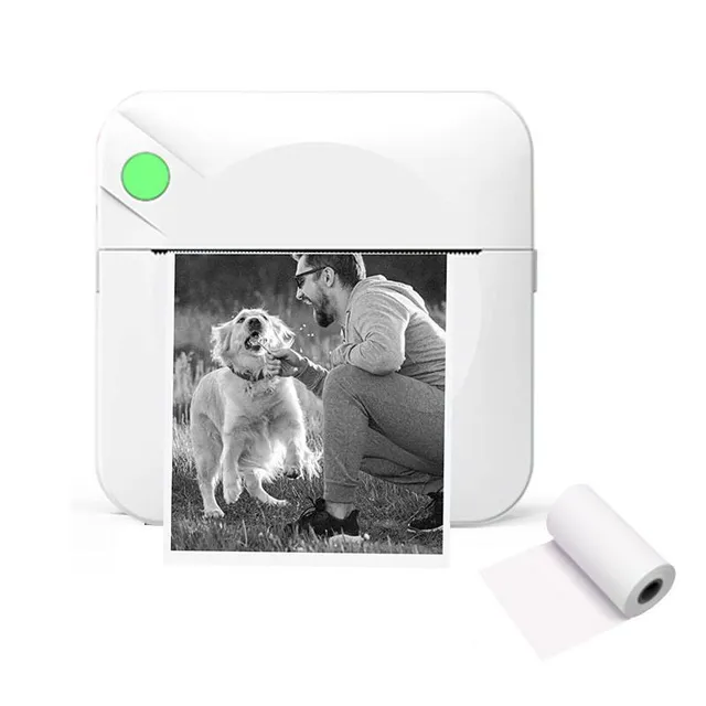 Mini Printer - Pocket Wireless Thermal Photo for Print Without Ink - Notes, Labels, Accounts - Ideal Gift