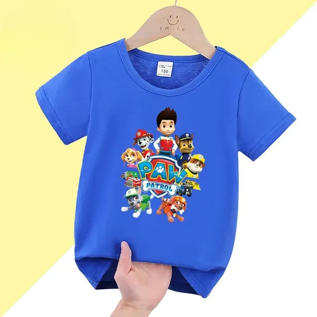 Stylish baby T-shirt with short sleeve and printing Paw Patrol