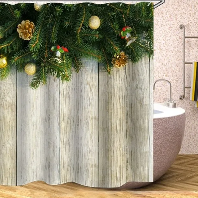 Cortină de duș de Crăciun C52