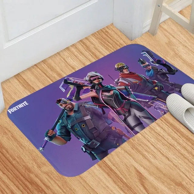 Stylish anti-slip mat with computer game motif DD001-19