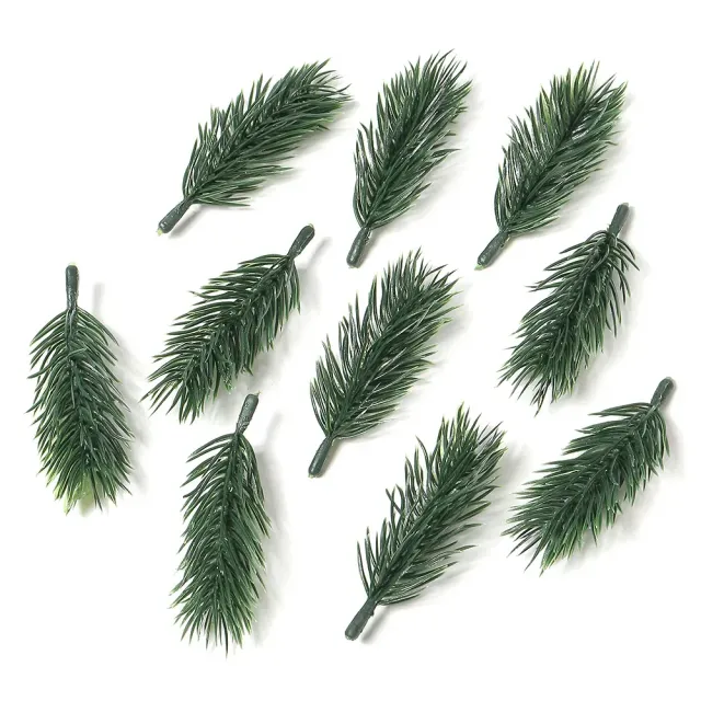 Umelé ihlice na vianočné dekorácie - 6, 8 alebo 10 cm