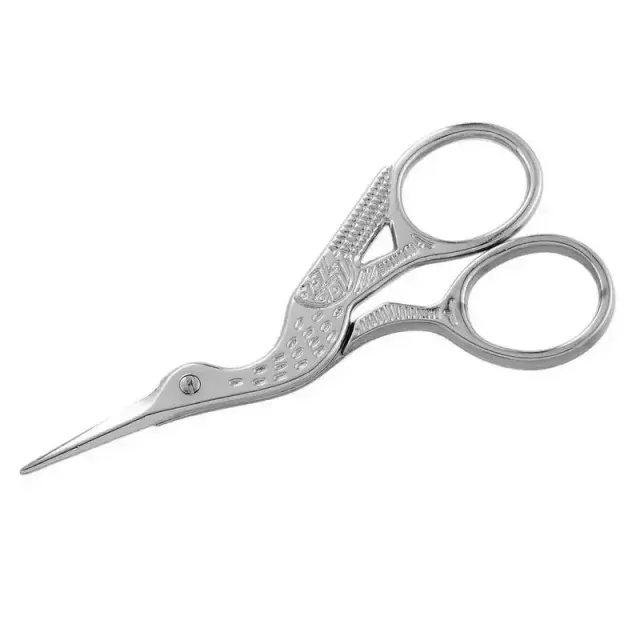 1 Pc Retro Scissors for embroidery and sewing of stainless steel in the shape of a crane