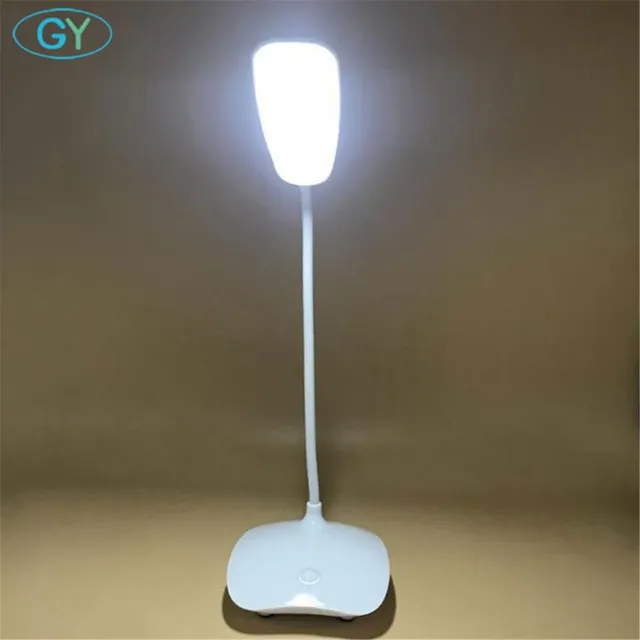 Biała lampa LED z ładowaniem USB