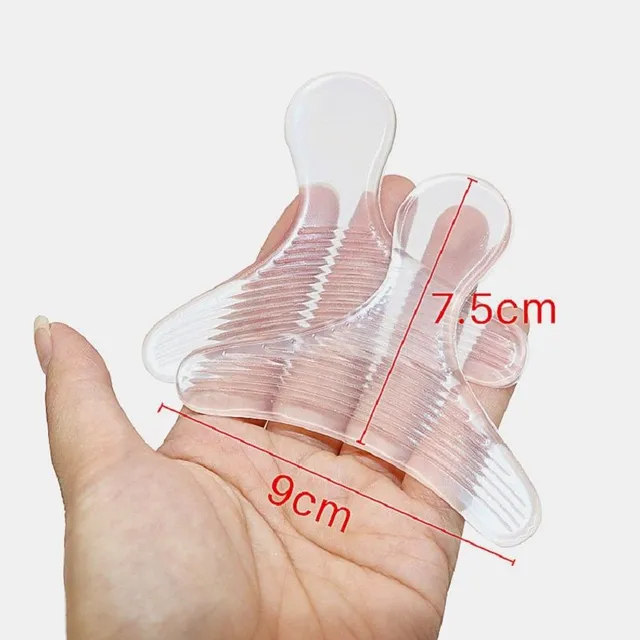 Silicone transparent insert for women's shoes