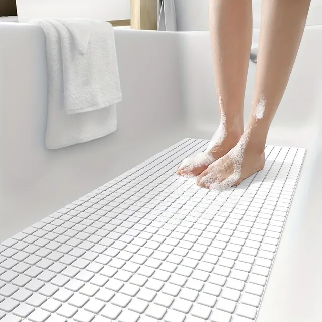 Extremely long non-slip bath mat (120 cm)