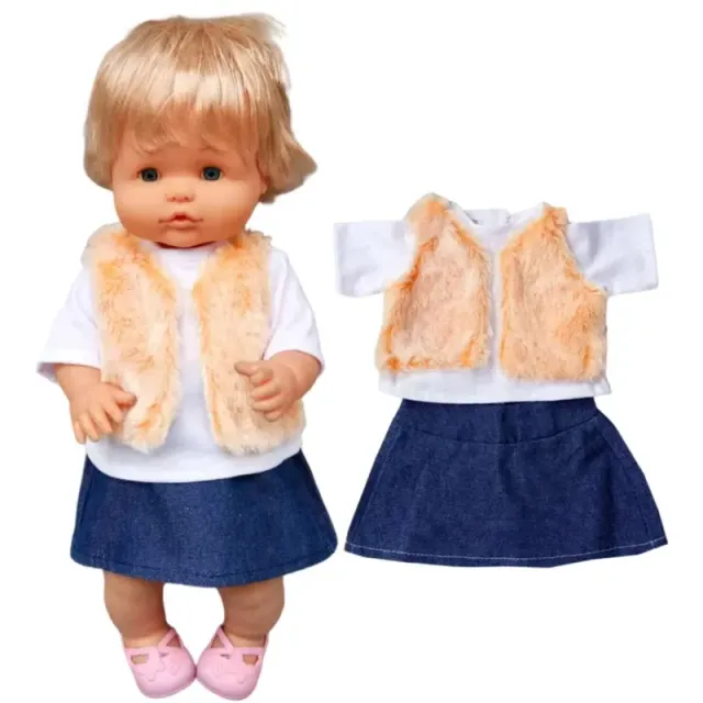 Odzież dla owłosionej lalki dziecięcej - Overalas 