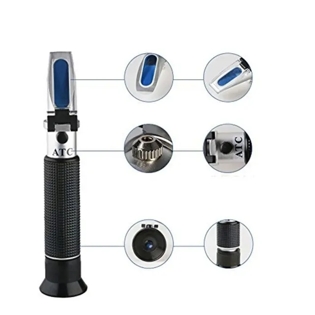 High quality refractometer for fruit pickers - alcohol meter