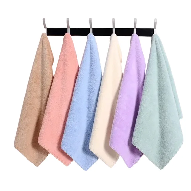 Facial towel Absorbant towel Fast-drying soft-wearing towel 30 x 30 cm