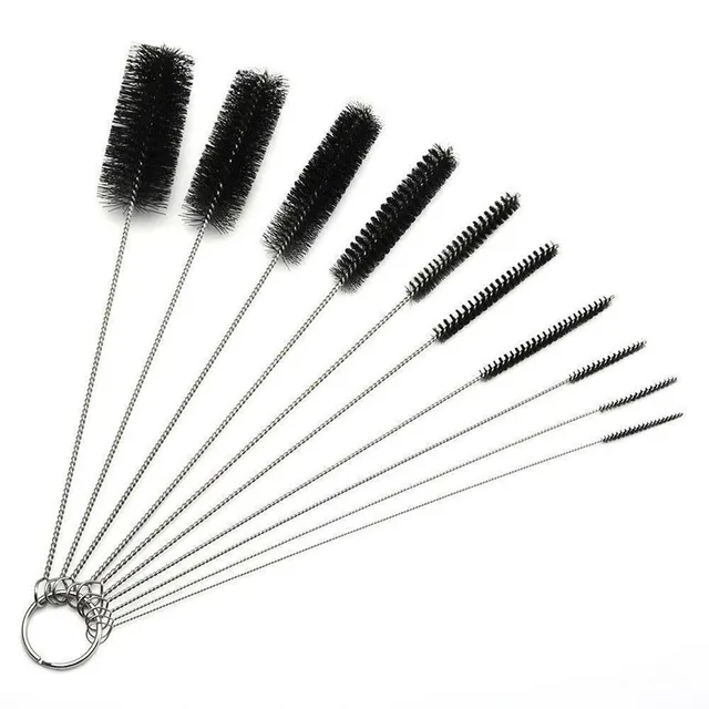 Ensemble de brosses en acier inoxydable pour petits trous Everest