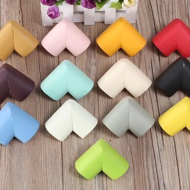 Protective cover for table corners - 8 pcs - 14 colours