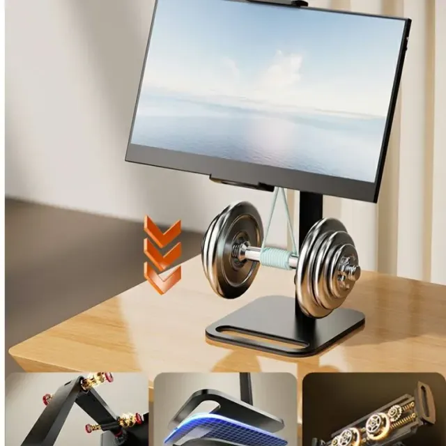 Portable table holder for monitor - universal stand for office desk