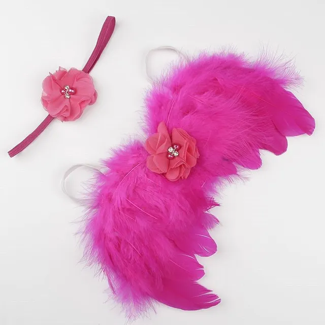 Children's angel wings with a headband