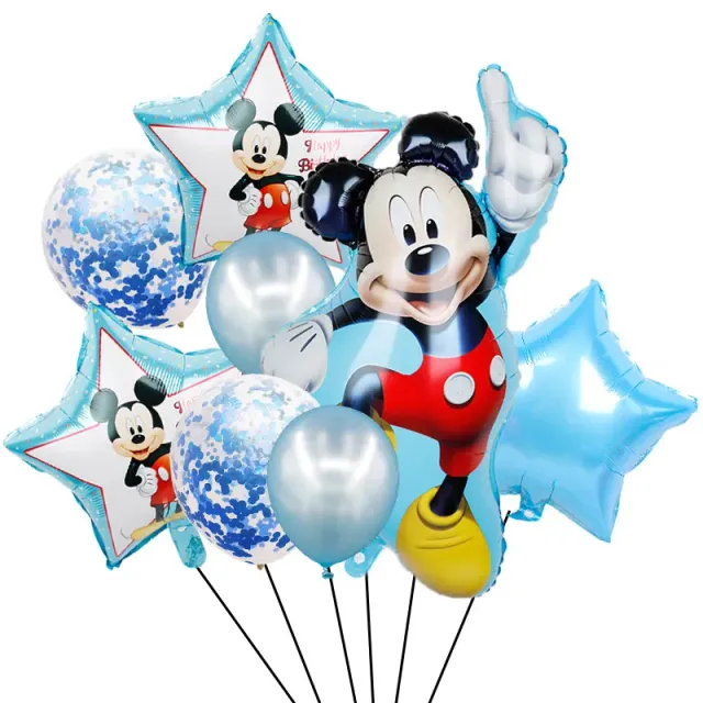 Set of inflatable children's balloons Minnie and Mickey