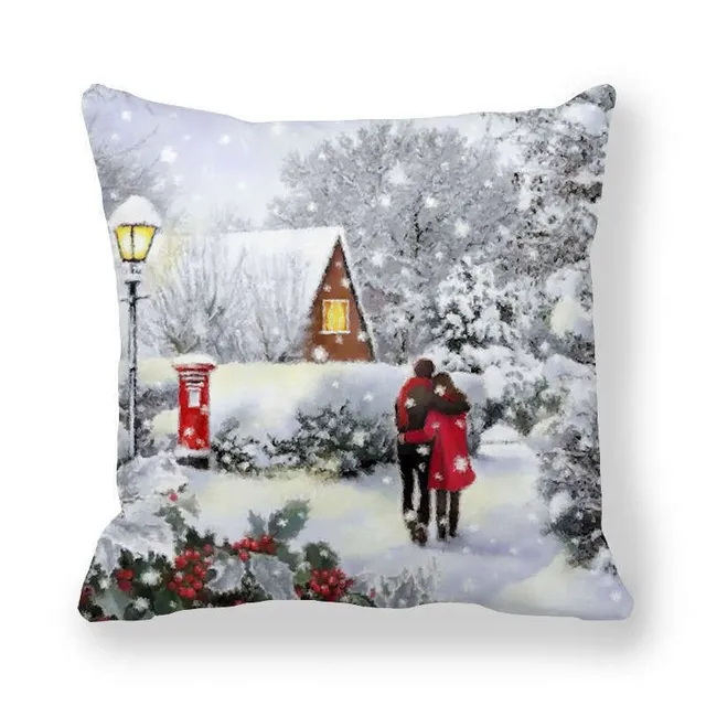 Christmas pillowcase C612