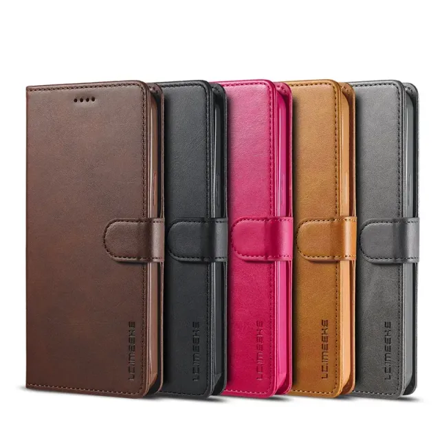 Luxury flip cover for iPhone phones with internal pockets for credit cards - different colors