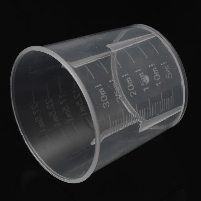 Plastic measuring cup 30 ml 10 pcs