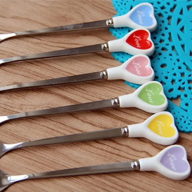 Tea spoon with heart