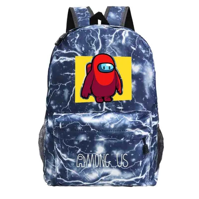 School backpack printed with Among Us characters 29