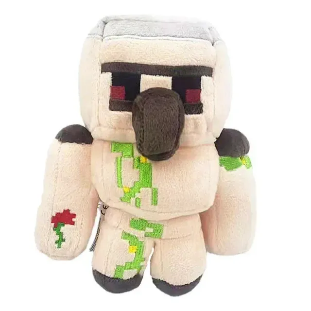 Teddy toys in the execution of characters from the popular Minecraft game