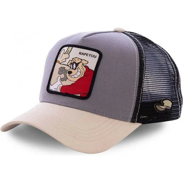 Fashionable unisex baseball cap with animated heroes patch RAPETOU