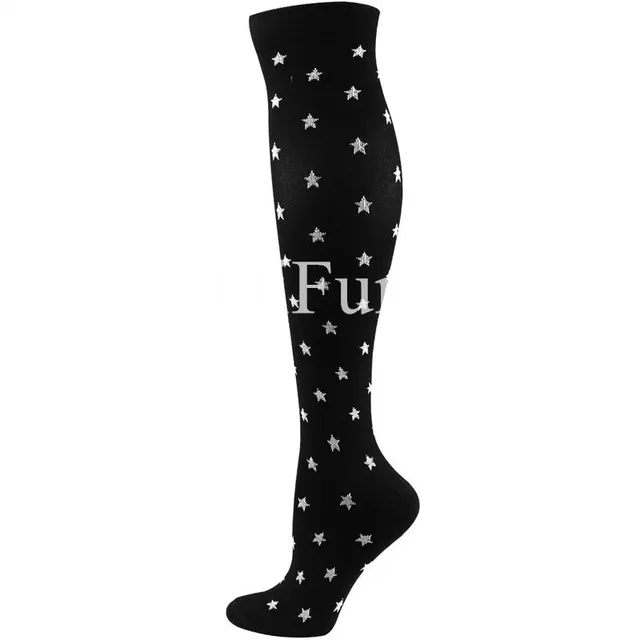 Compression high socks with different colours