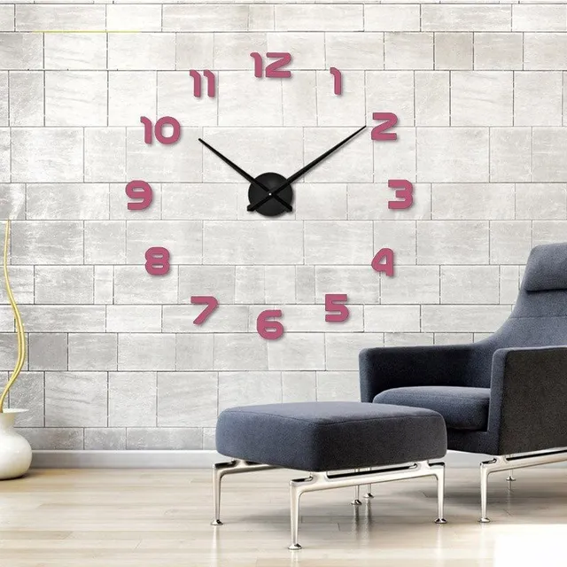Large 3D Wall Clock
