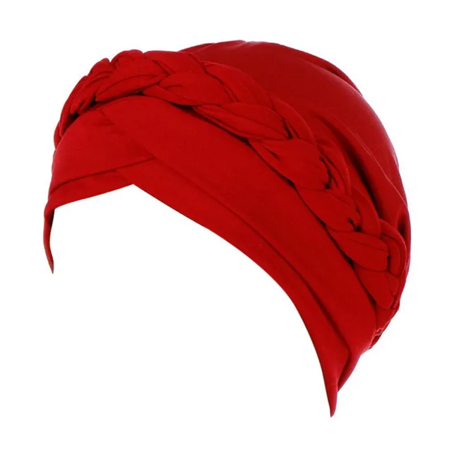 Dámsky turban s vrkočom