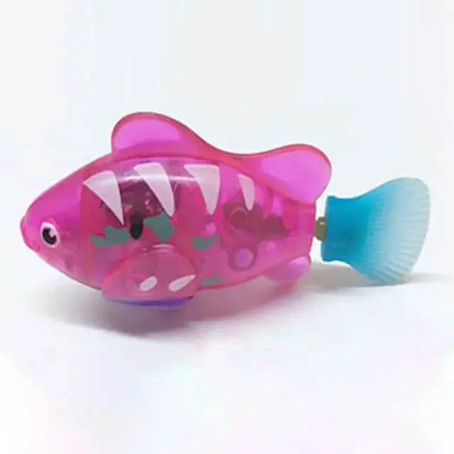 Lighting robotic simulated fish - interactive toy for cats and children, aquarium decoration