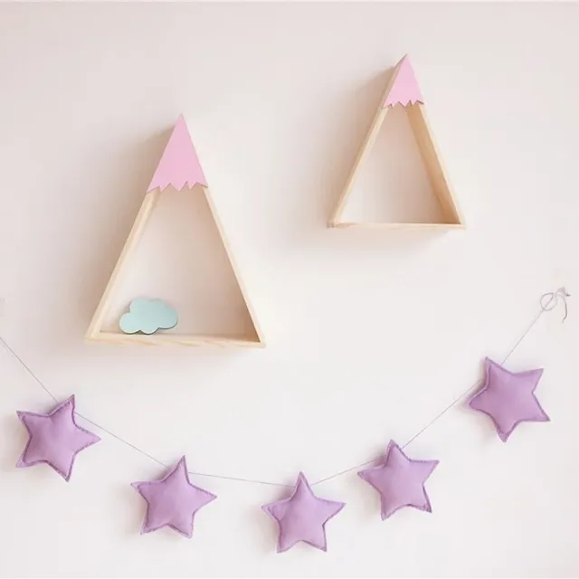 Decorative garlands with stars