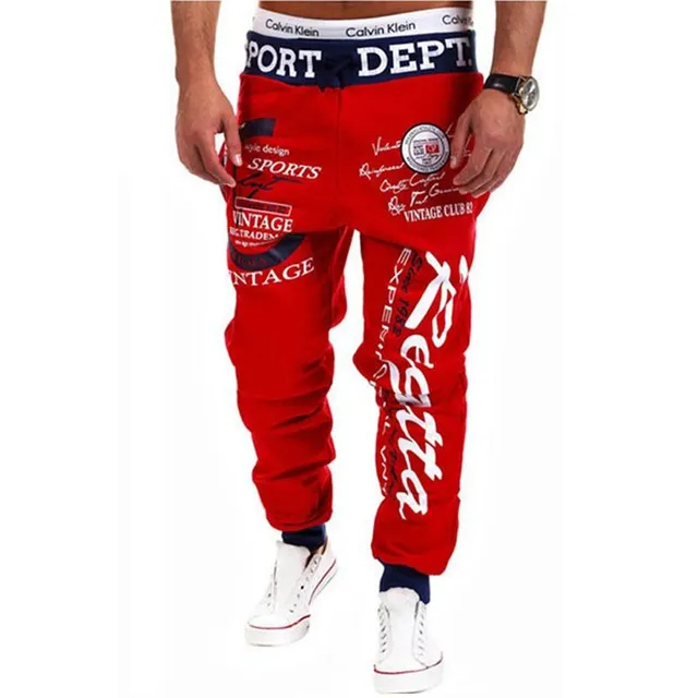 Pantalon de jogging pour homme HIP HOP - rouge