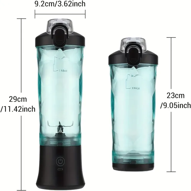 Portable personal blender 20oz with USB charging